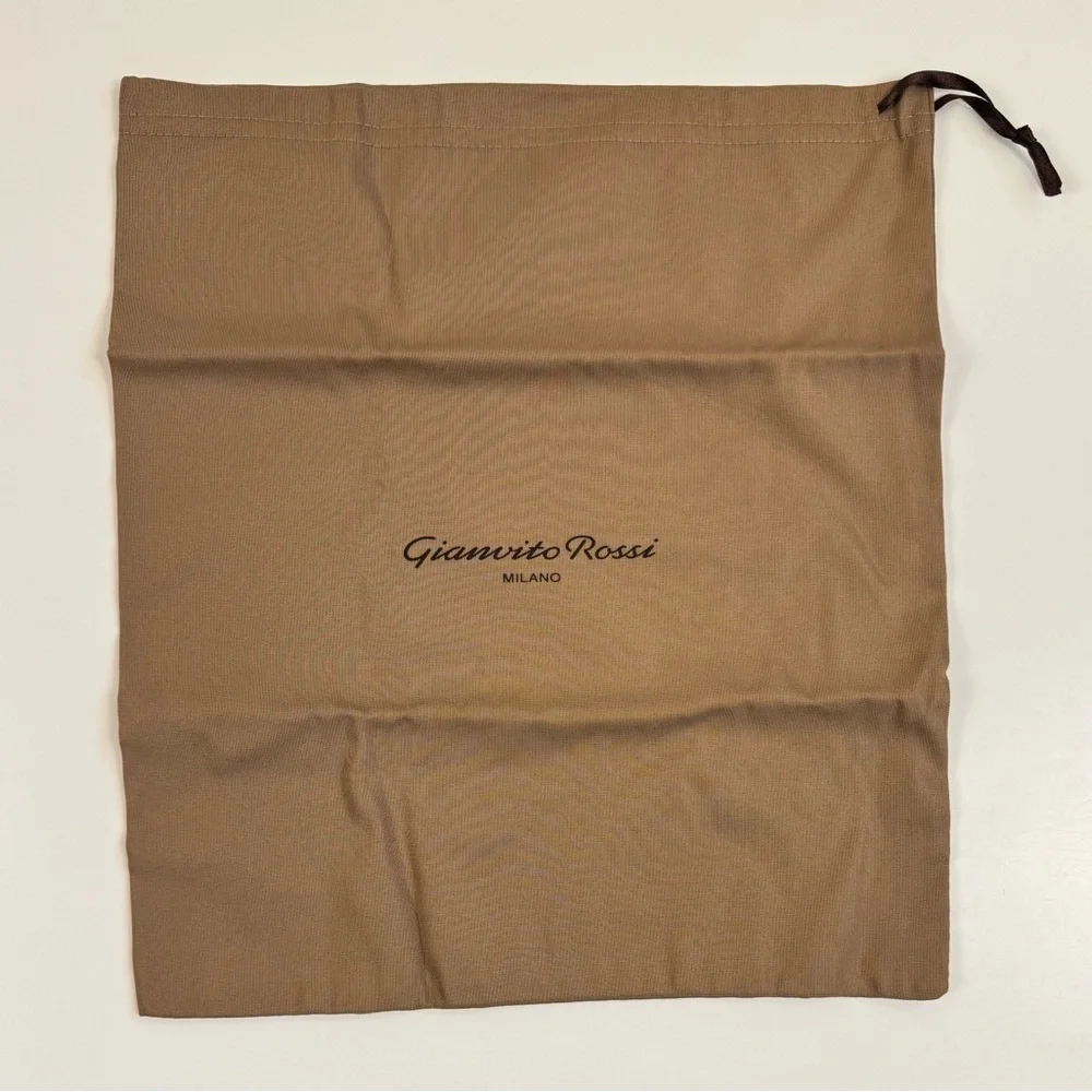 NIB Gianvito Rossi Carla Nappa Silk Washed Mekong - Picture 9 of 15